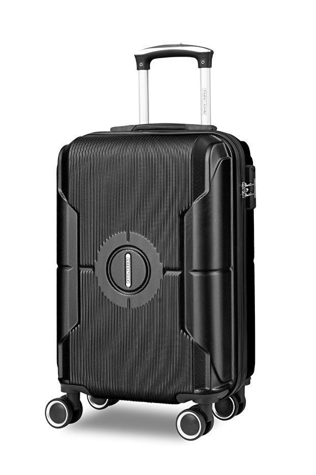 حقيبة سفر Sparkle Cabin Luggage خفيفة الوزن مصنوعة من مادة ABS ذات هيكل صلب مع عجلات دوارة وقفل TSA
