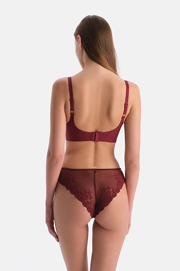 حمالة صدر شبحية، مقطوعة بالليزر، بدون خياطة، مع وسادة قابلة للإزالة - 4