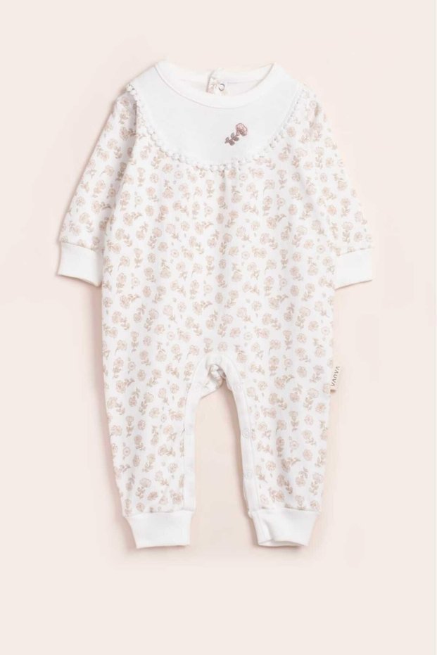 Girls Boys Baby Kids Jumpsuit Long Sleeve Snap Fastener Unisex