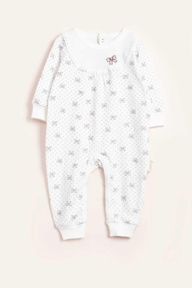 Girls Boys Baby Kids Jumpsuit Long Sleeve Snap Fastener Unisex