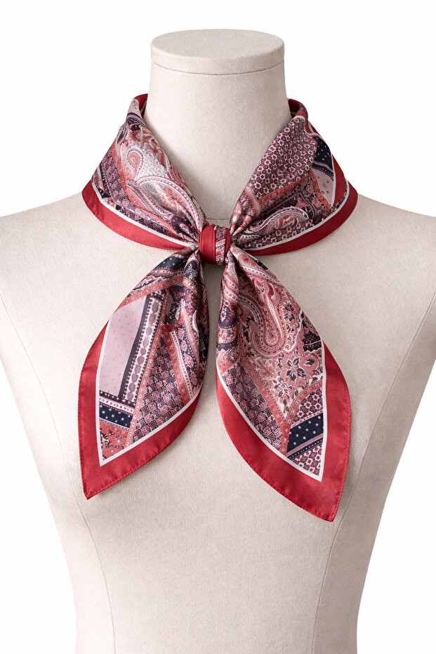 Satin bandana satin scarf satin bag accessory custom pattern bandana 45x50 cm