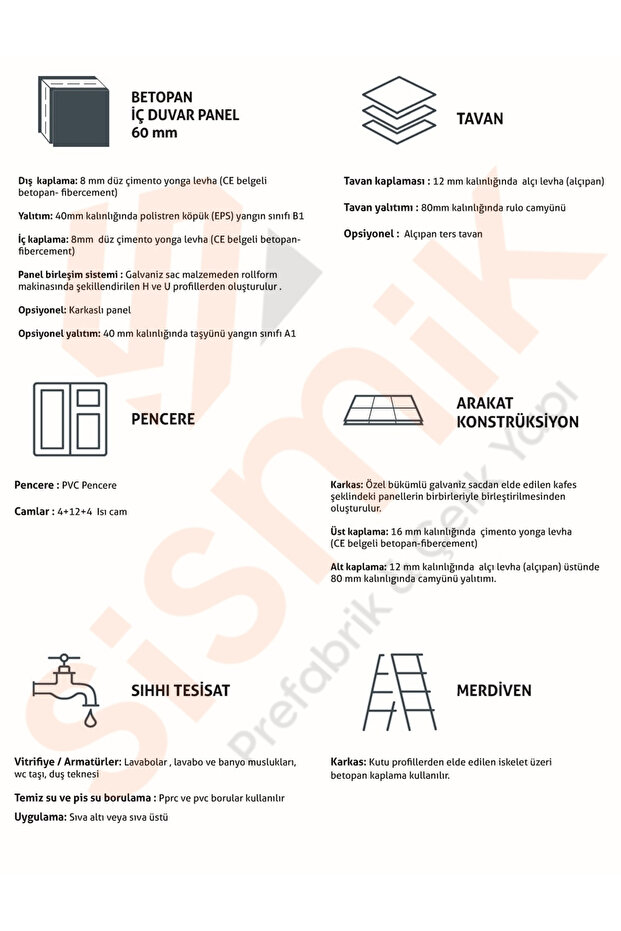 131 m2 Prefabrik Ev - 6
