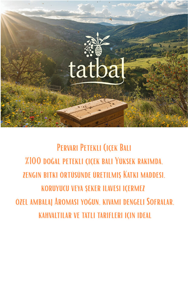 Tat Bal Karakovan Gerçek Bal 1.3kg - 7