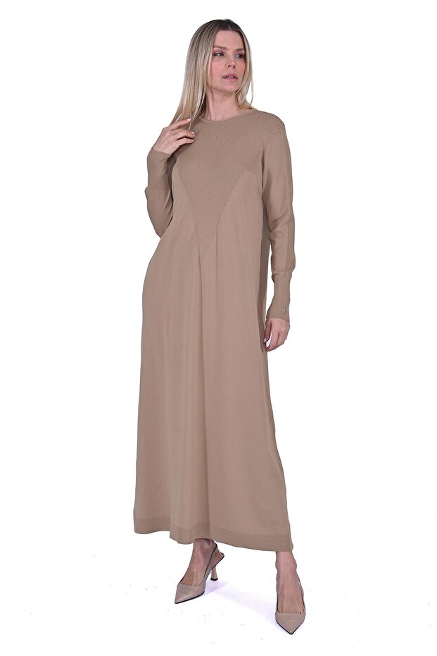 İNVEE 6931 Triko Elbise - 1