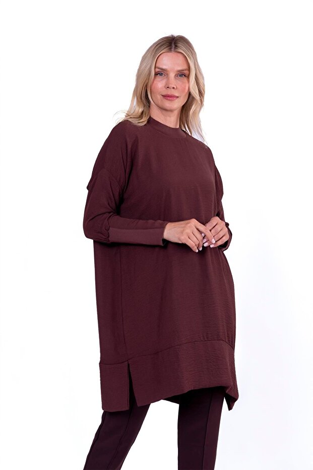 تونيك كاجوال بني اللون - 2