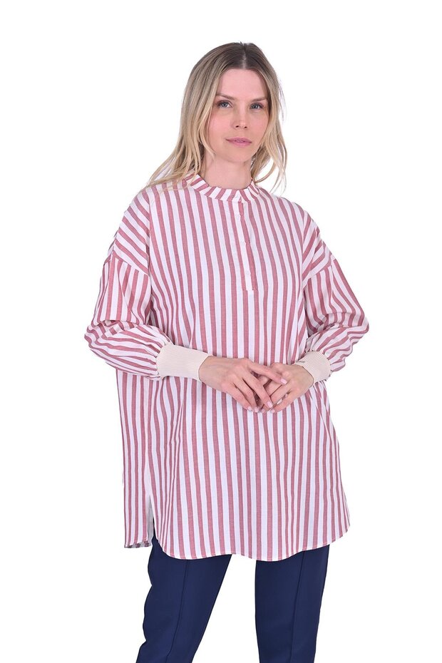 Cotton tunic ecru - 1