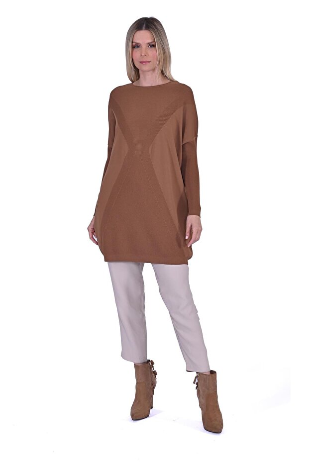 Hourglass Knitwear Tunic Toprak