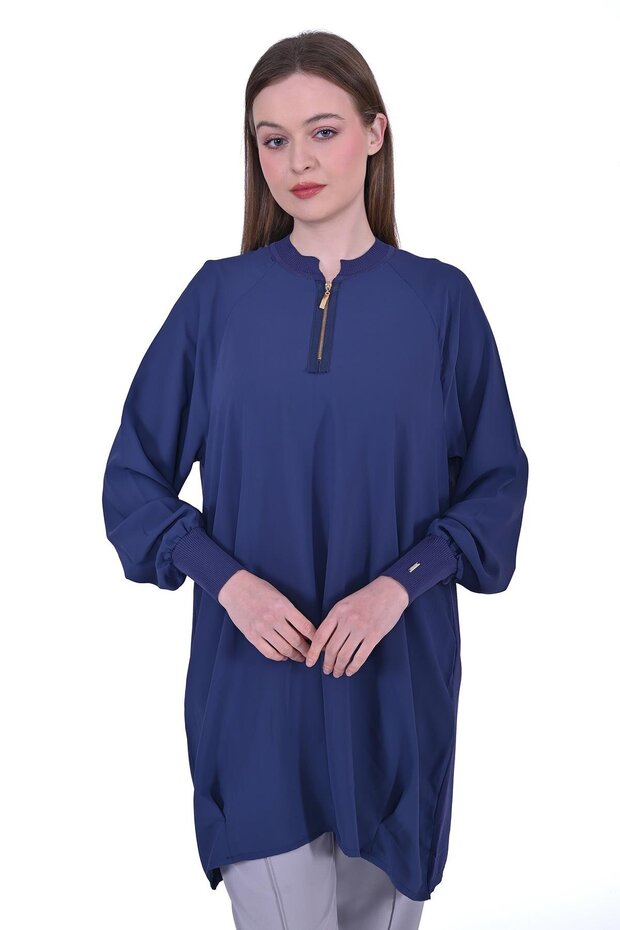 Evaze Tunik İNDİGO - 1