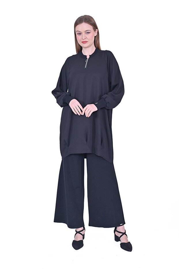 Evaze Tunik SİYAH - 2