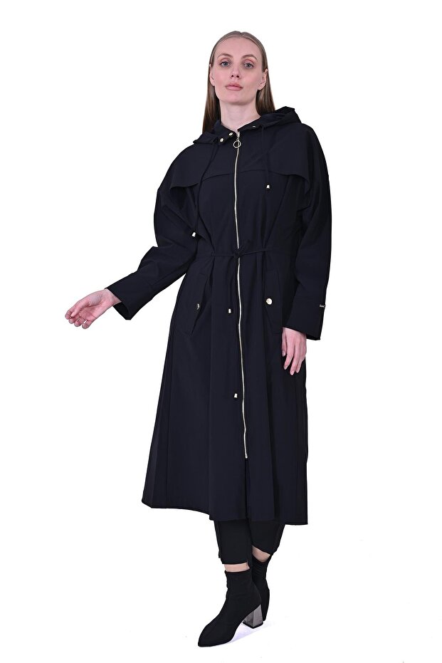 Kapşonlu Kap SİYAH - 2