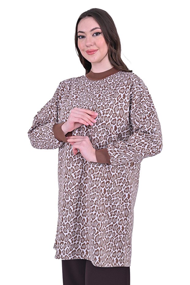 Cheetah Tunic Brown - 1