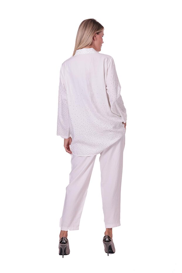 Tensella Gömlek BEYAZ - 3