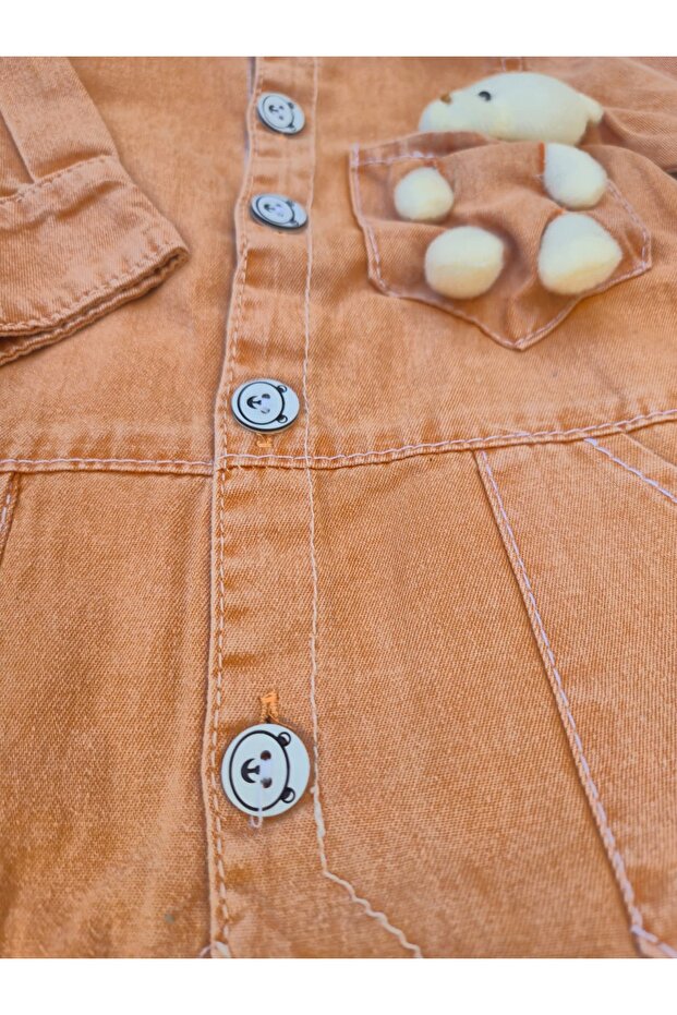 Ayıcıklı kot tulum - 4