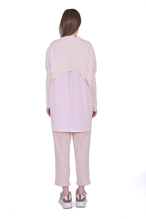 Gömlek Triko Tunik VANİLYA - 3
