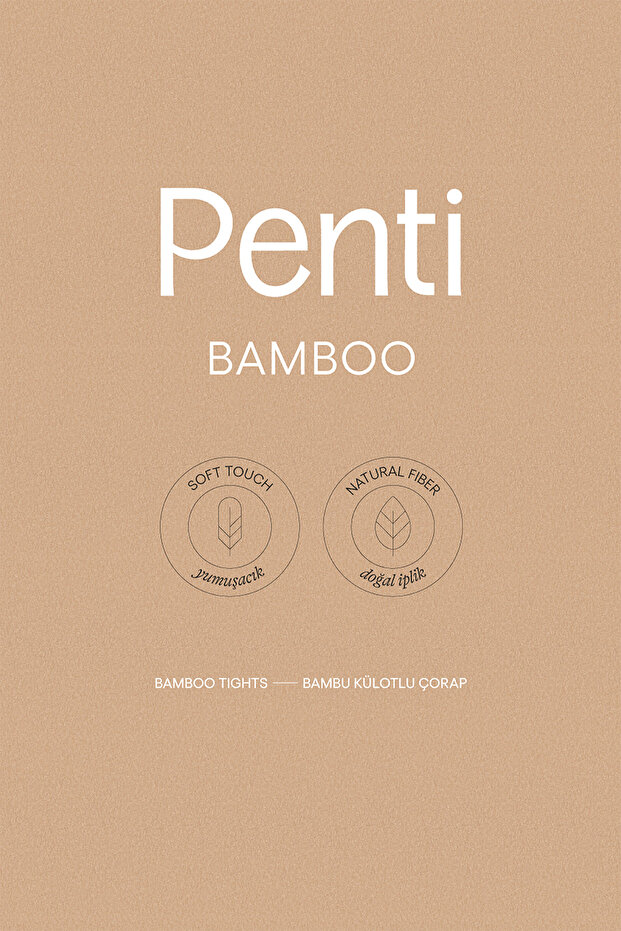 Bambu Siyah Külotlu Çorap - 3