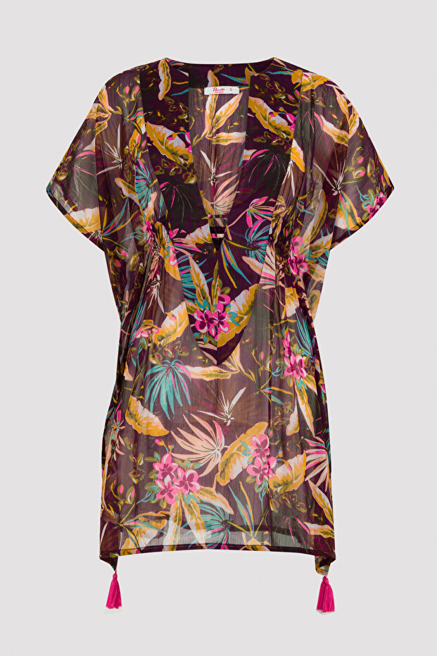 Basic Printed Kaftan - 6
