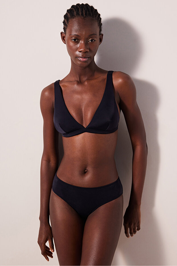 Basic Hipster Siyah Bikini Altı - 3