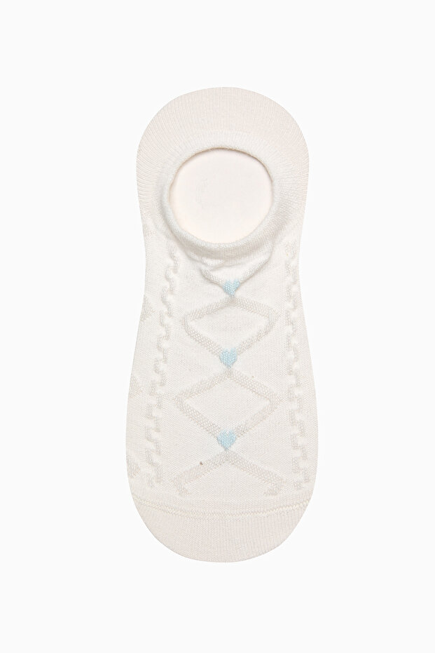 Jacquard Dots 3lü Sneaker Çorap - 2