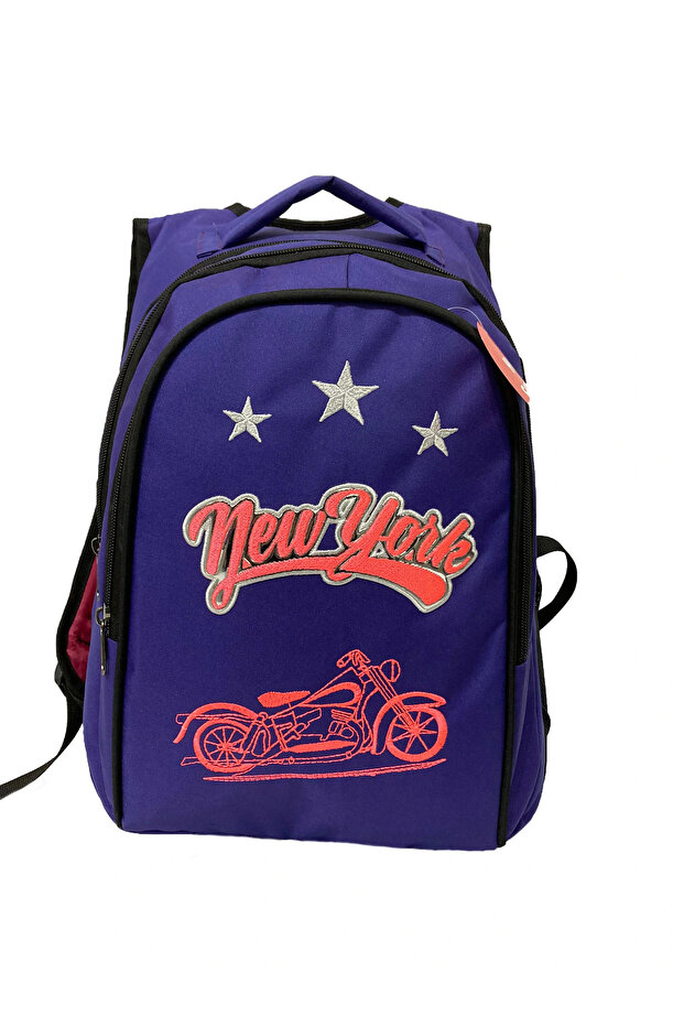 Rucsac pentru elevi de liceu violet - 3