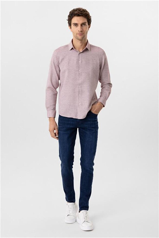 Angular Cuff Slim Dobby Shirt - 2