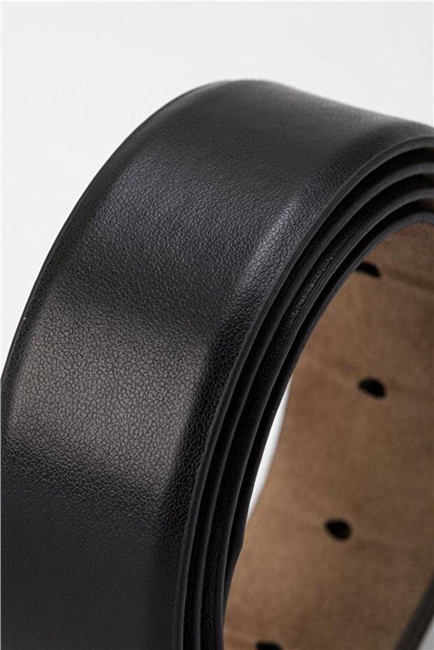 Siyah Klasik Kemer - 4