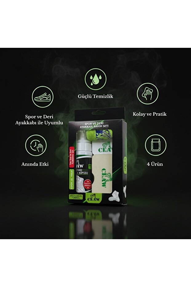 Ayakkabı Bakım Temizleme Seti, Spor ve Deri Ayakkabı Temizleme seti - 3