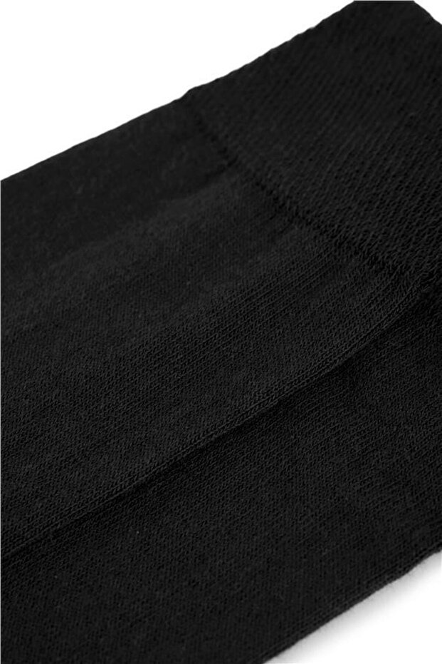 Siyah Düz Çorap - 3