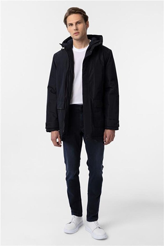 Lacivert Slim Dolum Mont - 7