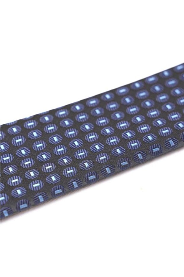 Siyah Baskılı Kravat - 3