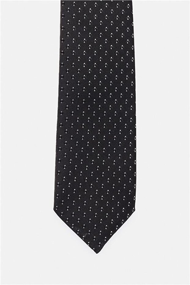 Siyah Baskılı Kravat - 2