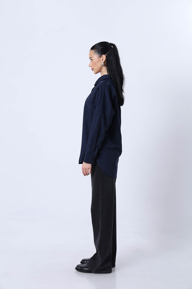 قميص أساسي كبير الحجم - 3