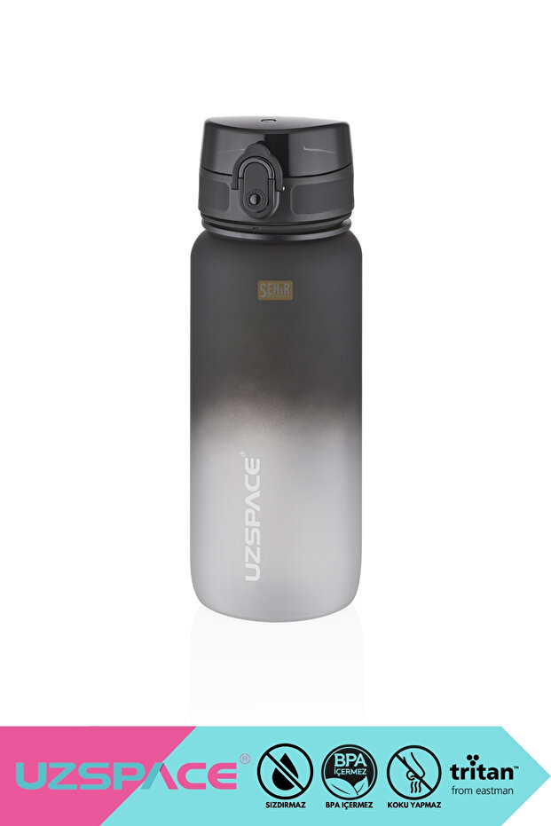 650ml New Double Color Leak-Proof Bpa-Free Motivational Tritan Water Bottle with Lockable Lid