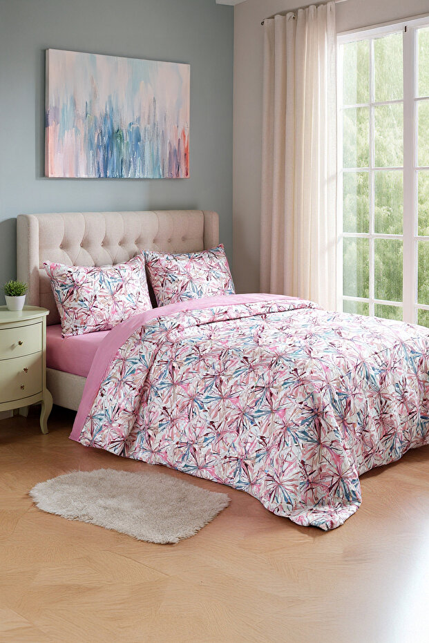 Premium Set | Elastic Sheet Bedding Set | Double - 2