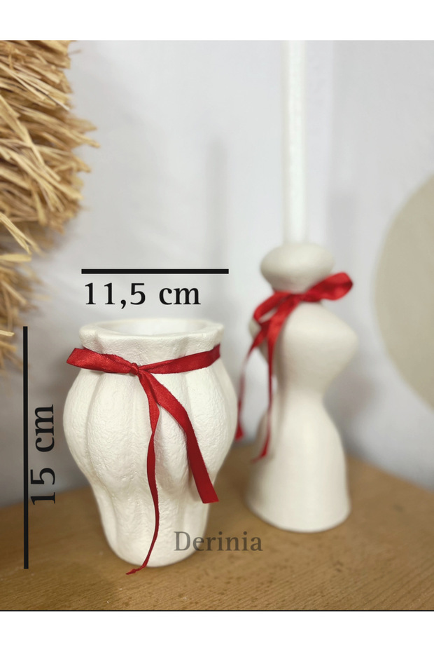 Stoneware Dokulu Vazo - 3