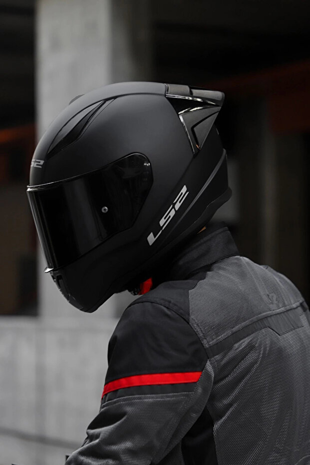 Rapid 2 Race Mat Siyah Kask (ÇİFT VİZÖRLÜ) - 4