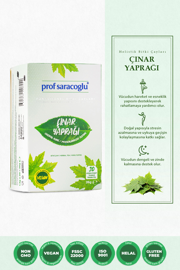 Çınar Yaprağı Bitki Çayı 20'li - 1