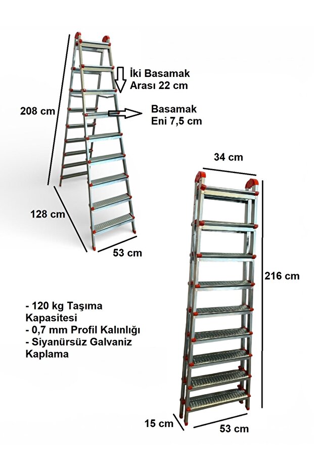 9+9 Çift Çıkışlı Merdiven - 4