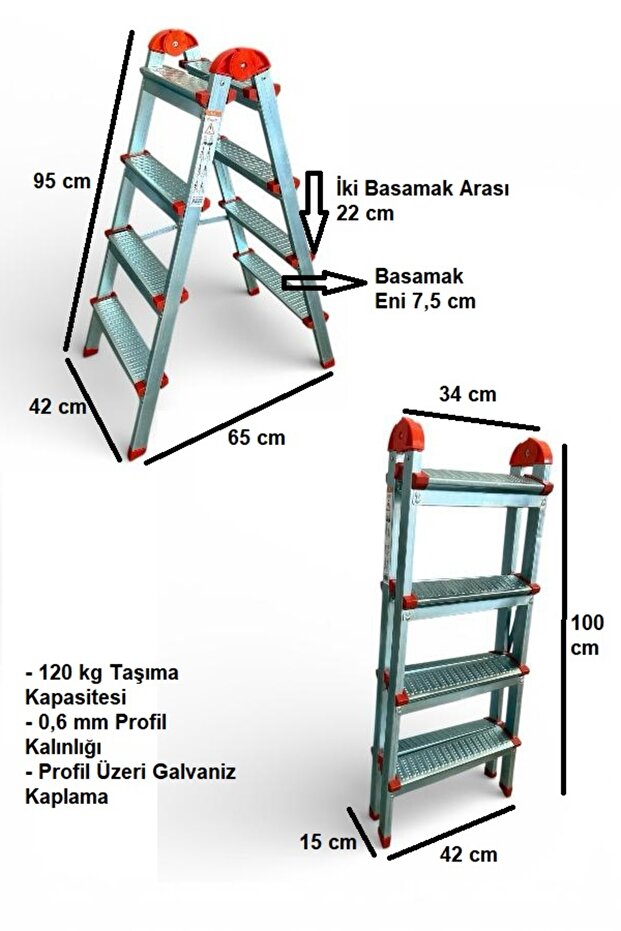 4+4 Çift Çıkışlı Merdiven - 4
