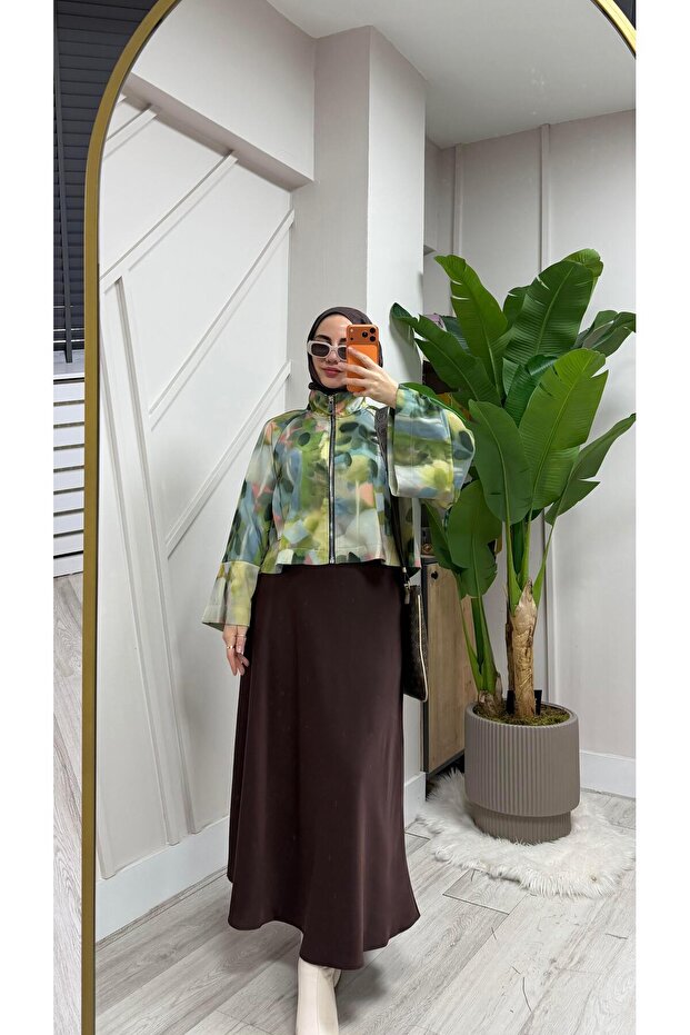 Basic Saten Etek Acı Kahve - 2