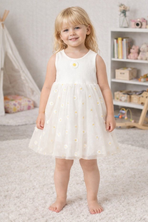 Baby Girl Dress Embroidered Party Dress