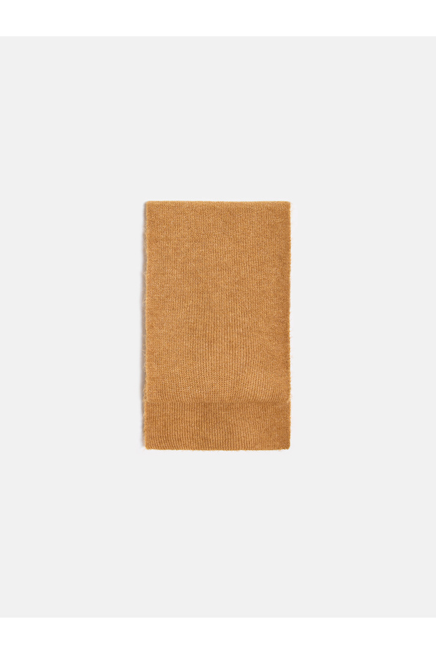 A003 Set eșarfă și beretă - caramel - 5