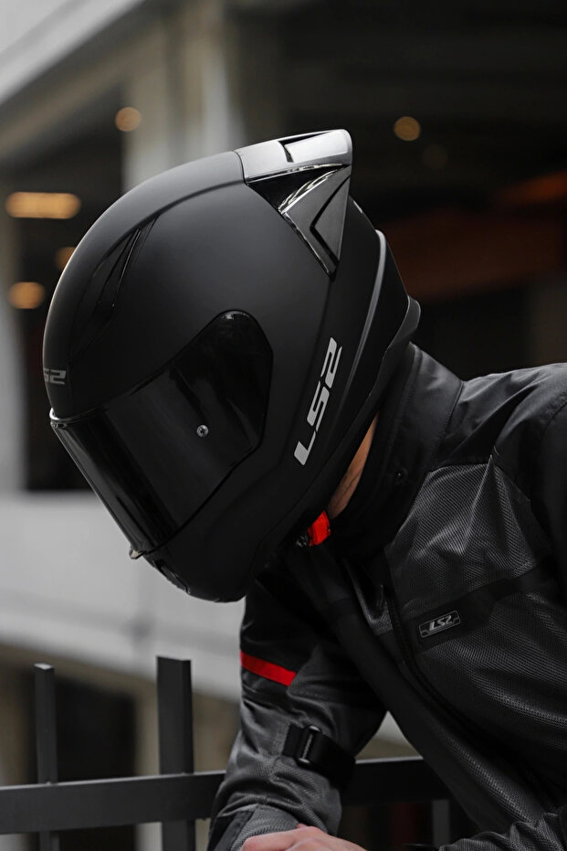 RAPID 2 RACE MAT SİYAH KASK - 1