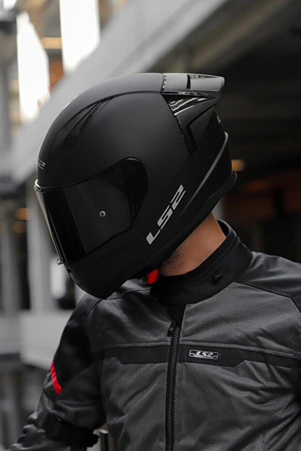 RAPID 2 RACE MAT SİYAH KASK - 3