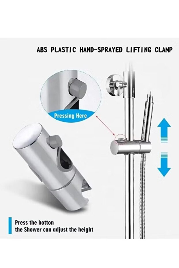 نظام دش مطري بثلاث وظائف مع دش يدوي عالي الضغط، طقم حمام من الكروم مكشوف - 4