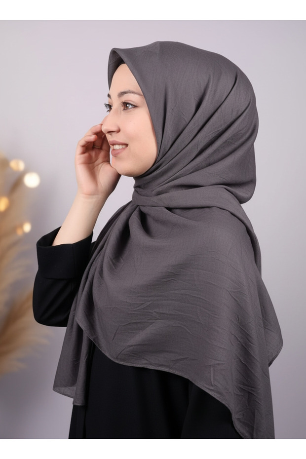 وشاح من الخيزران بلون سادة - نمط-01 - لون-09