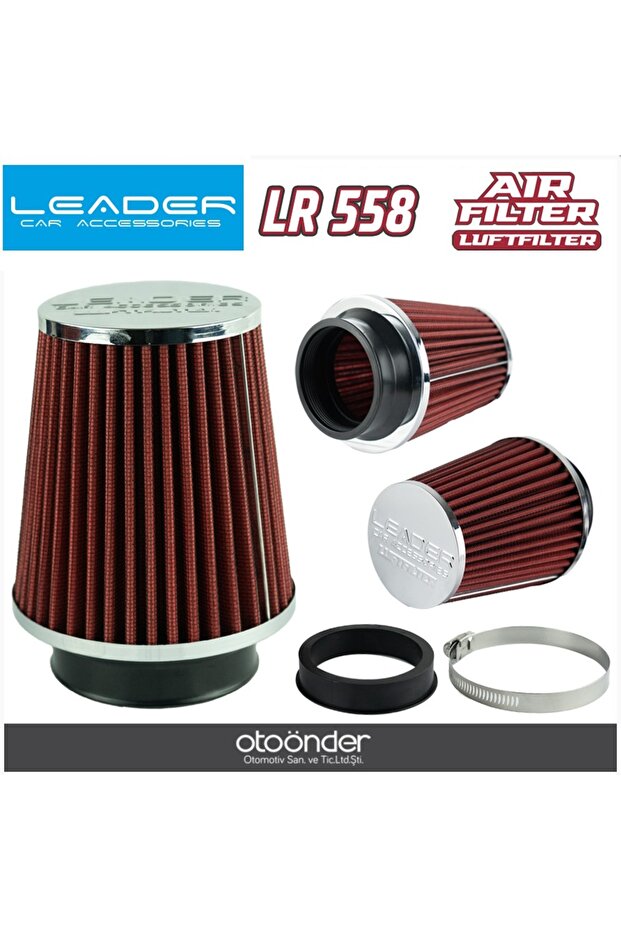 افتح فلتر الهواء، فلتر أداء فلتر الضوضاء الأحمر - 2