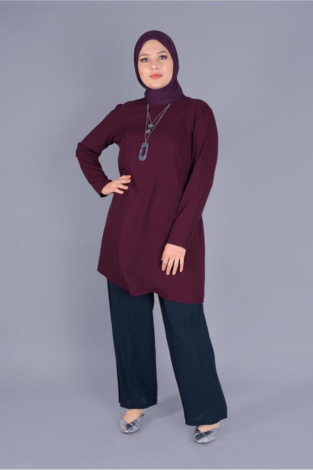 Round Neck Basic Tunic 40883 - 2