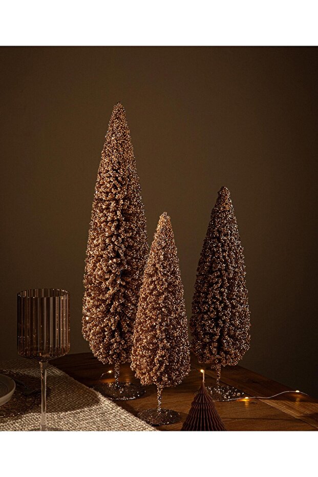 Newa Ağaç Dekor M Şampanya - 2