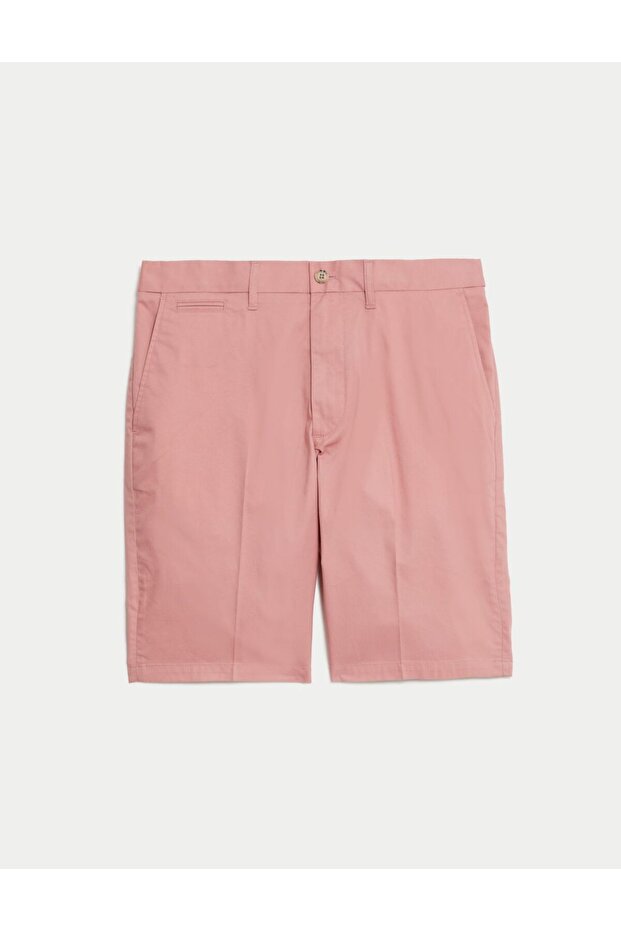 Regular Fit Chino Şort - 5