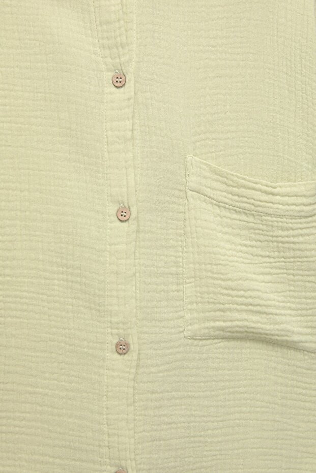 Dokulu kısa kollu gömlek - 7